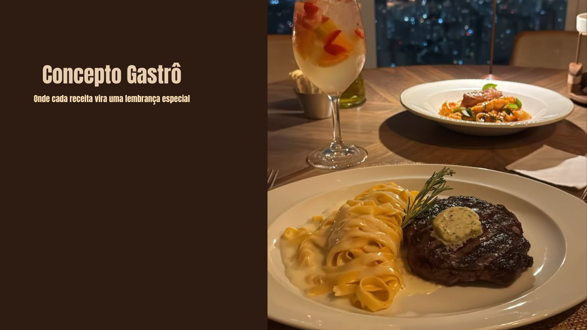 Identidade visual do projeto de gastronomia
